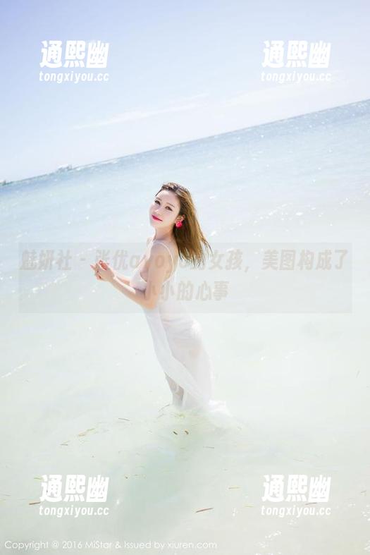 魅妍社 - 张优ayoyo的女孩，美图构成了小小的心事